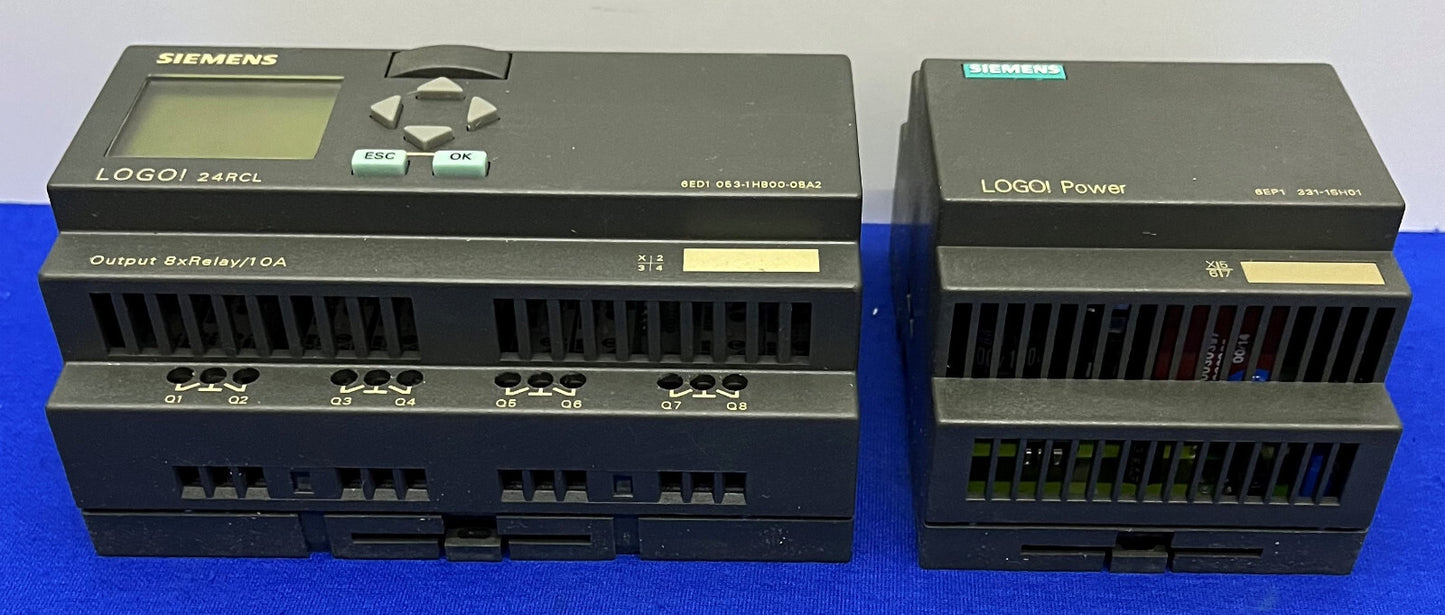 LOGO SIEMENS 24RCL 6ED1 053-1HB00-0BA2 e 6EP1331-1SH01