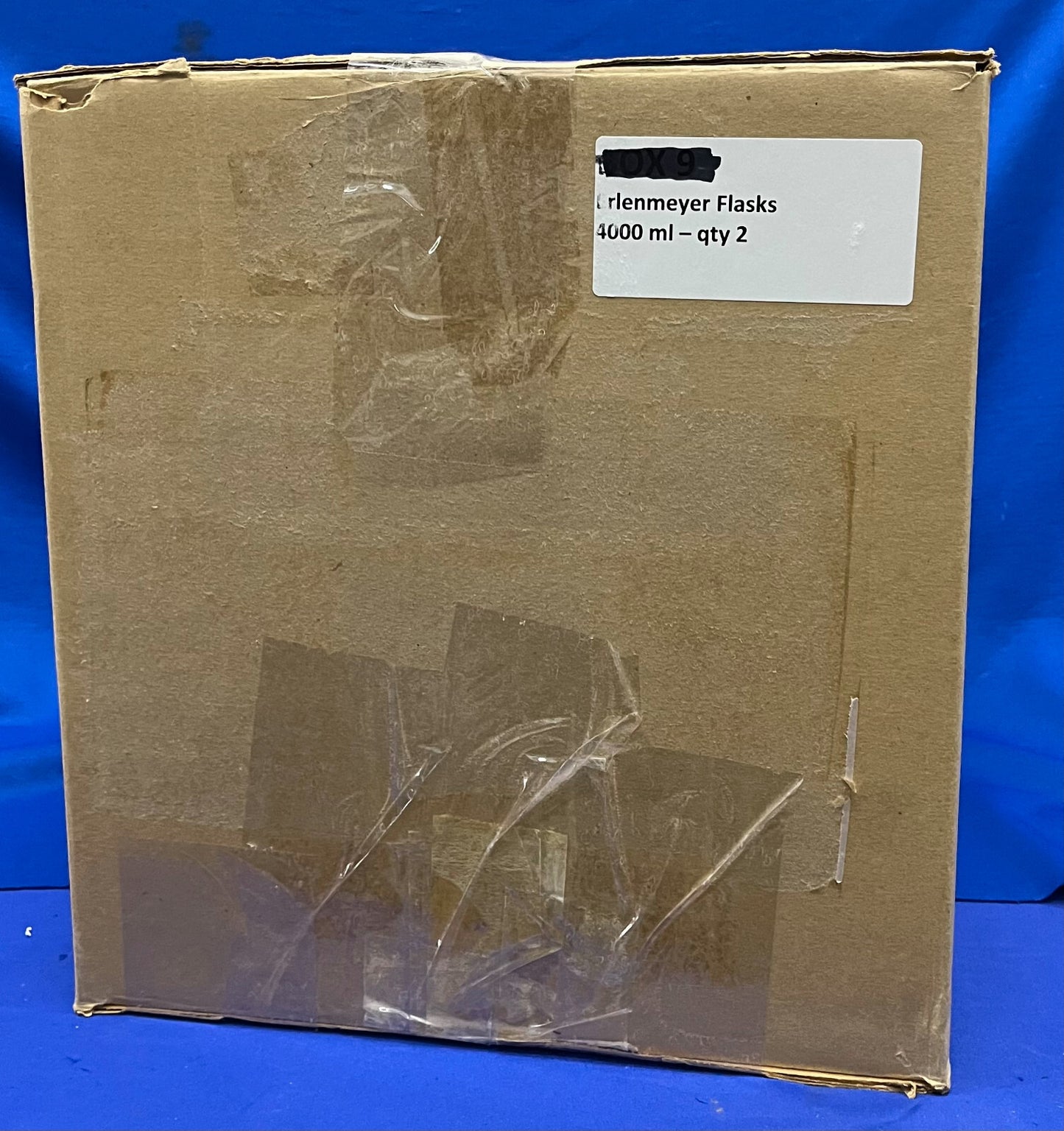 FISHERBRAND FB-500-4000 ERLENMEYER FLASK 4000mL NARROW - QTY 2