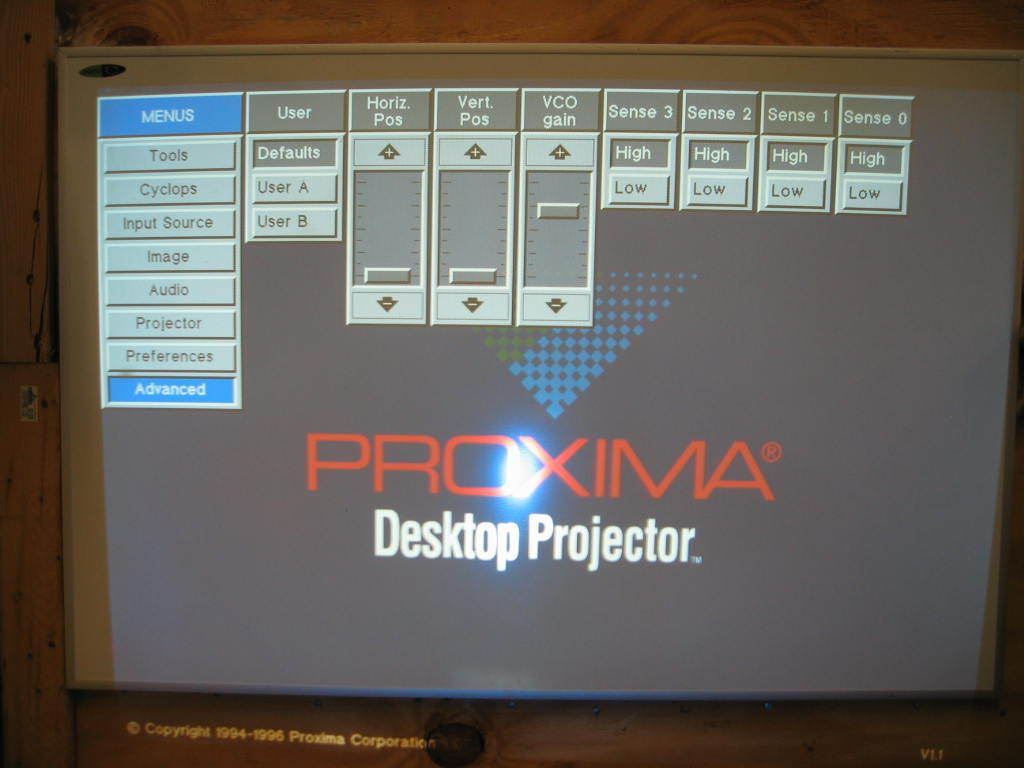 PROXIMA 9100 TISCHPROJEKTOR 