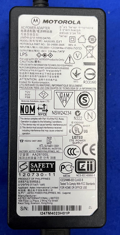 SYMBOL MOTOROLA BARCODE SCANNER LS3578 met OPLAADSTATION - 1 PARTIJ HOEVEELHEID 2