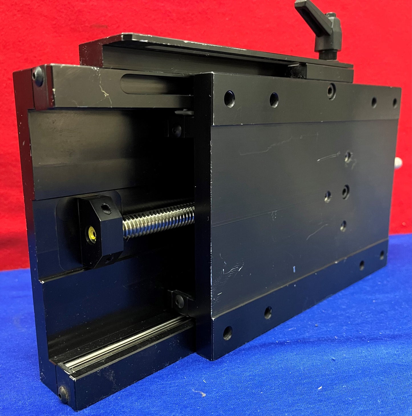 Parker Daedal 4955-06-L Manual Driven Positioner Stage Ball screw w/Lock
