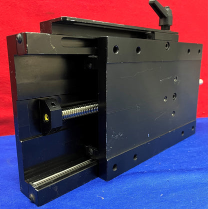 Parker Daedal 4955-06-L Manual Driven Positioner Stage Ball screw w/Lock