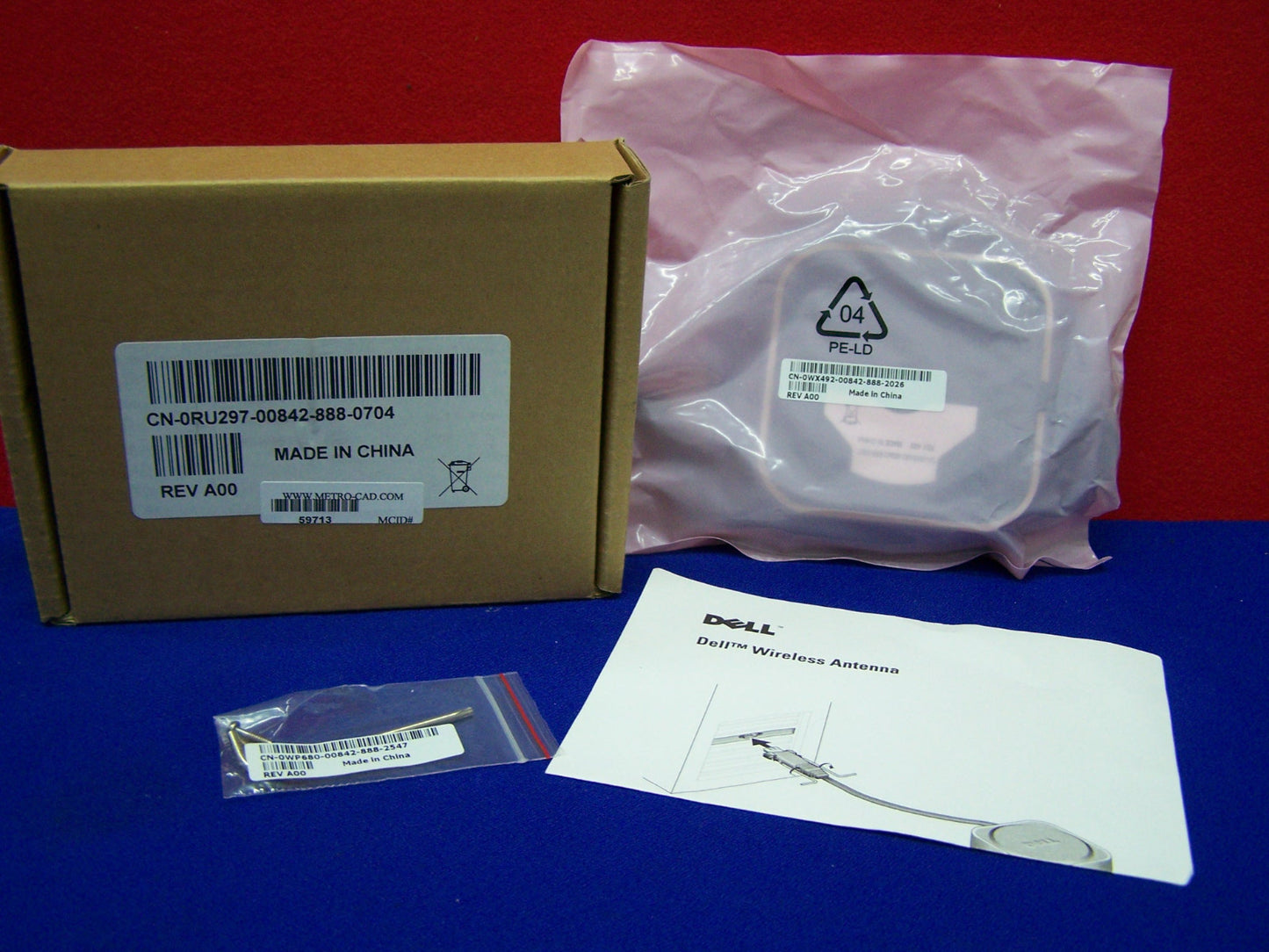 DELL CN-0RU297-00842-888-0704 REV A USB-DRAHTLOSANTENNE
