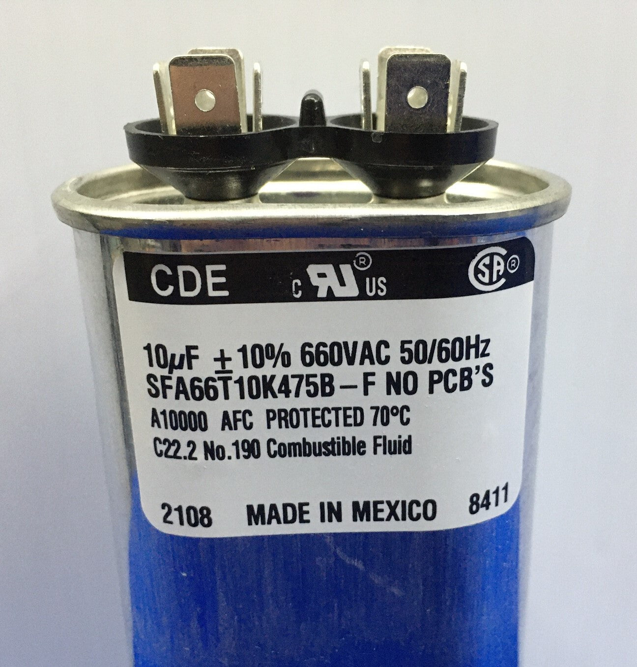 CORNELL DUBILIER ELECTRONICS  CDE  SFA66T10K475B-F / 338-4451-ND CAPACITOR