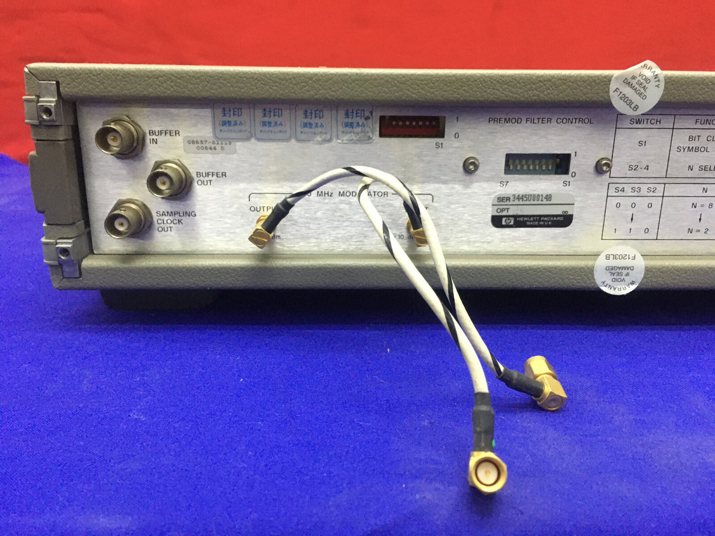 HP / HEWLETT PACKARD TT/4 DQPSK I/O MODULATOR