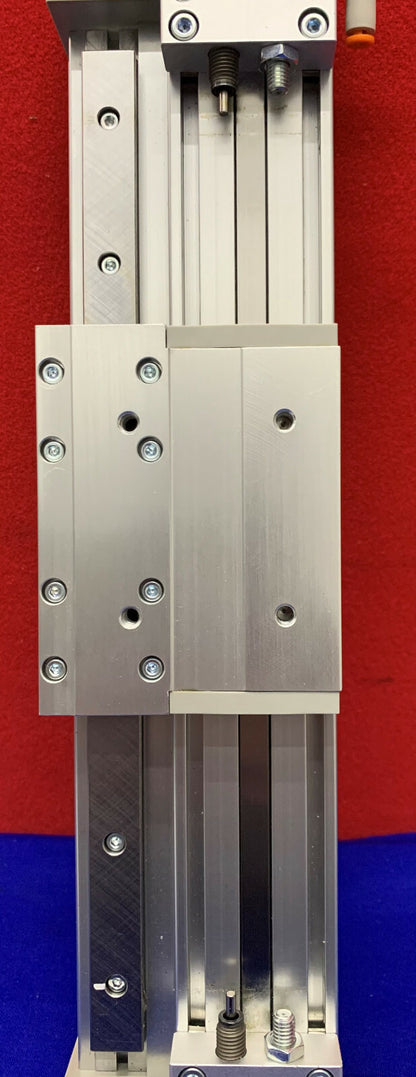 SMC Rodless Cylinder MY1H20-150L / MY1H20150L w/(2) SMC AS1201F Flow Controls