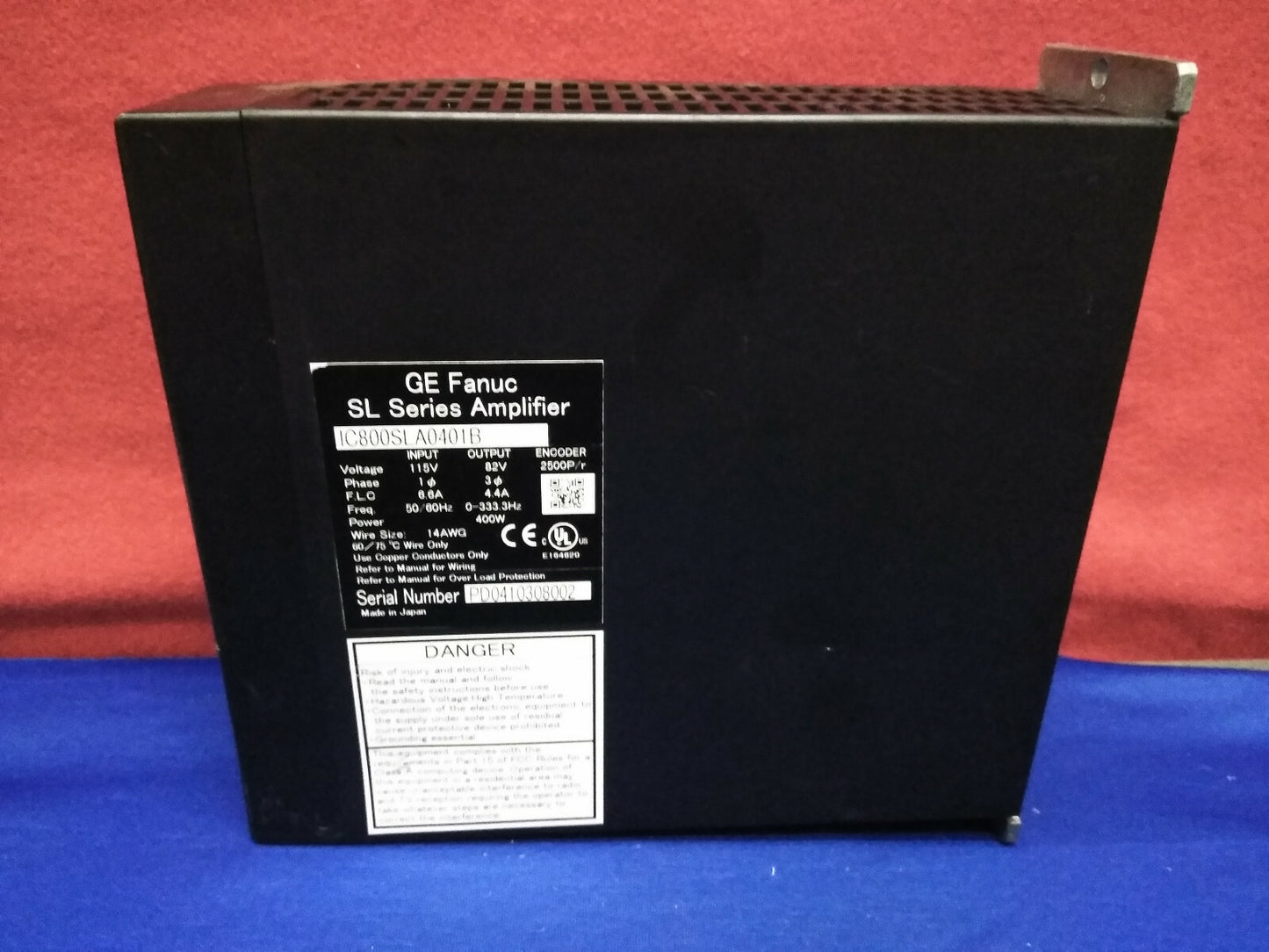 GE FANUC SL SERIES AMPFLIFIER IC800SLA0401B