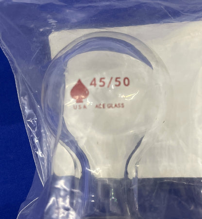 ACE GLASS 8250-20 Hohlglasstopfen über die gesamte Länge, 45/50-Verbindung – 1 Charge, Menge 2