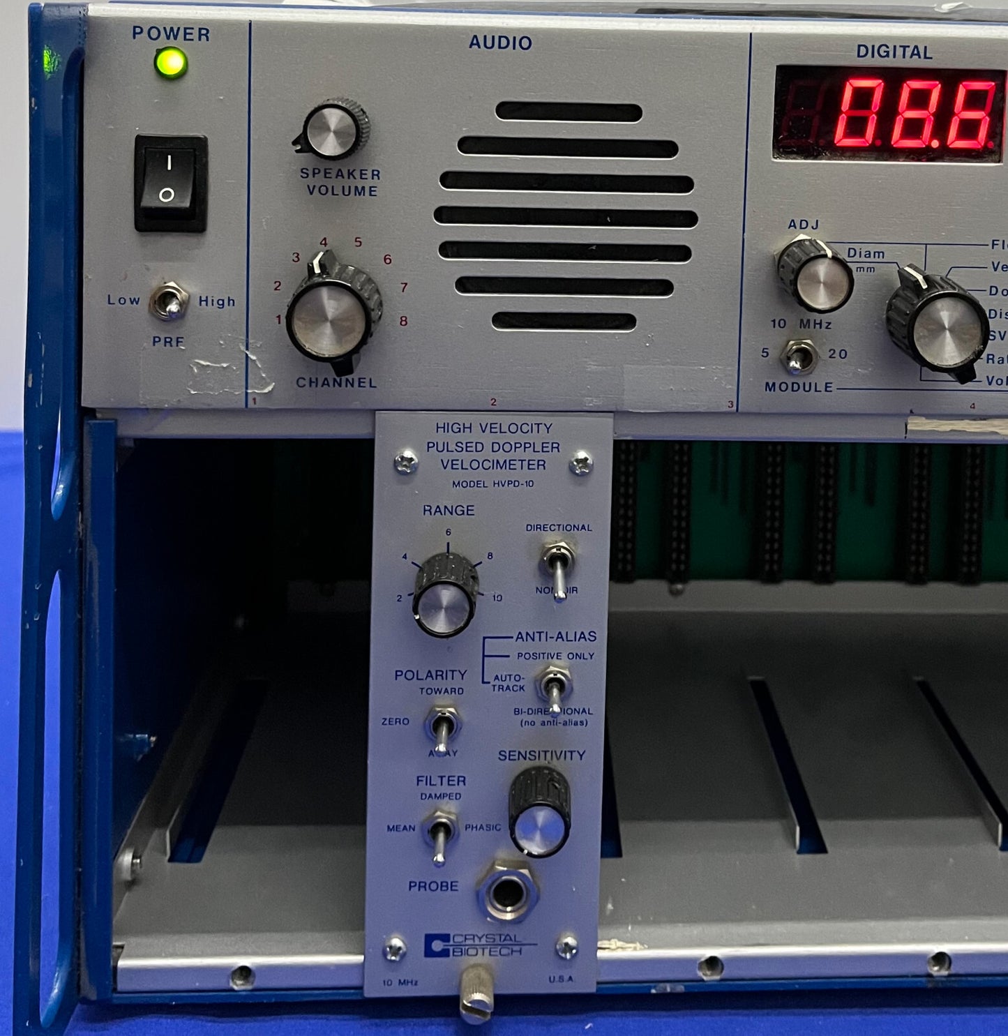 CRYSTAL BIOTECH CBI-8000 SYSTEM MISSING SEVERAL MODULES / INSERTS - PARTS/REPAIR