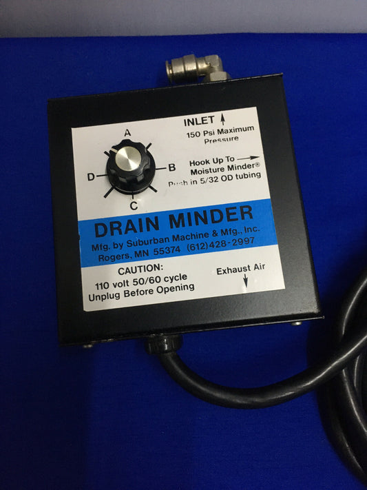 SUBURBAN MACHINE & MFG DRAIN MINDER 110/VOLT 50/60 CYCLE