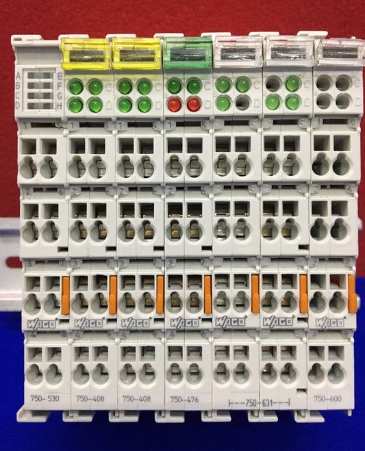 WACO MODULES 1 EACH 750-530 750-476 750-631 750-600 / QTY 2 750-408