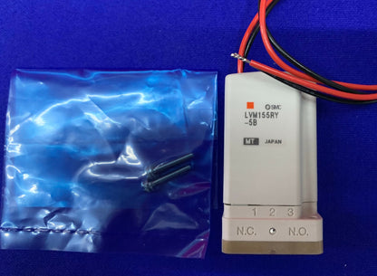 SMC LVM155RY-5B VALVE CHEMICAL 3-PORT BASE MOUNTED