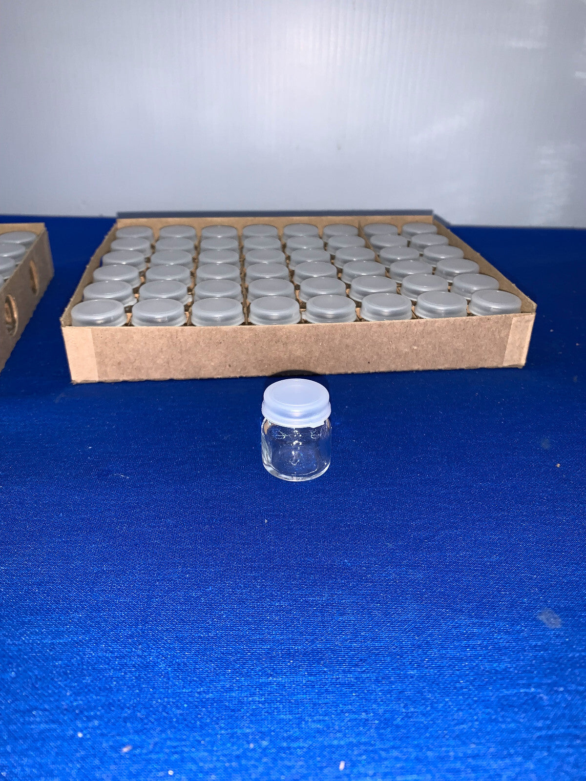 WHEATON 225532 4 ML SAMPLE BOTTLE CLEAR W/ PLASTIC SNAP CAP, 144 IN EACH BOX (2)