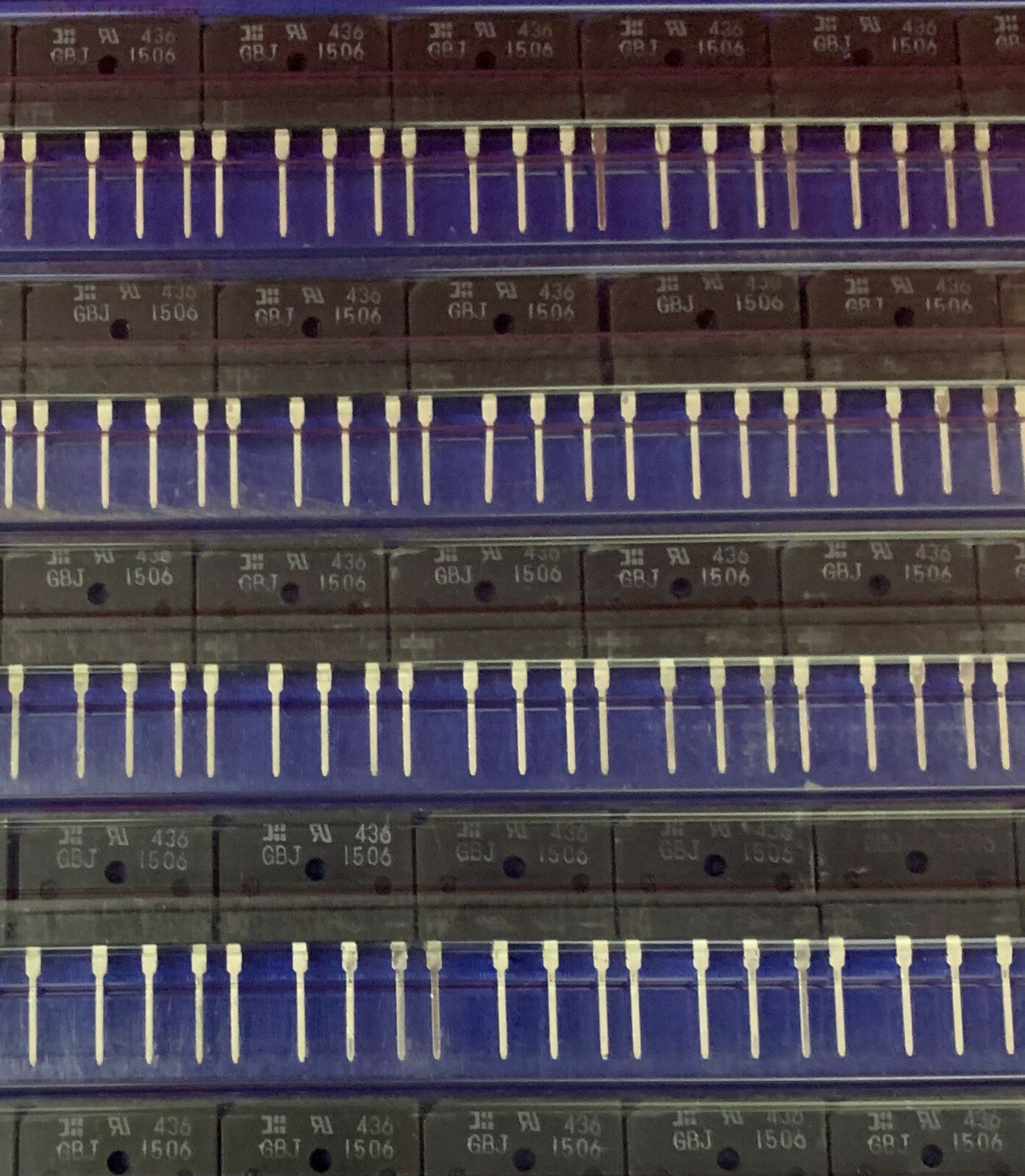 1 LOT 5 TUBES - TOTAL QTY OF 75 Bridge Rectifier Single Phase GBJ1506 GBJ 1506