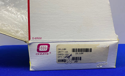 OHMITE ® 20J10R RESISTOR 10 WATT 10 OHMS - 1 PKG OF QTY 23