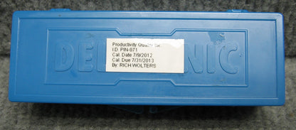DELTRONIC 0.9750 / 24.7650mm PIN GAGE GAUGE LENGTH 3.5"
