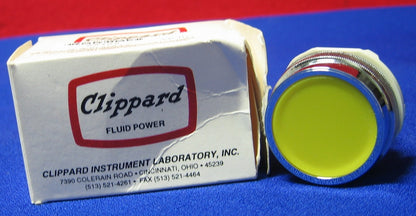 INTERRUPTOR PULSADOR MANUAL CLIPPARD FLUID POWER PL-P2F-Y AMARILLO