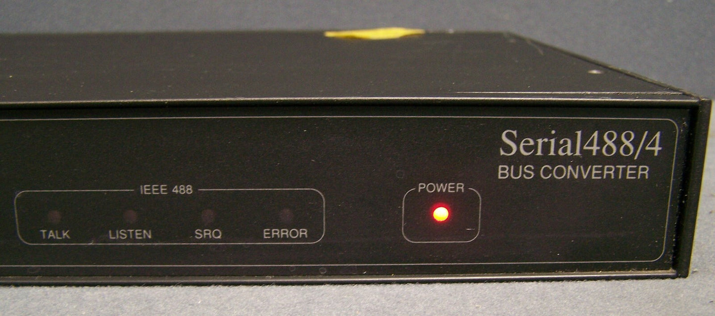 IO TECH SERIAL 488/4 BUS CONVERTER IEEE 488 SN 055734