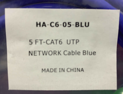 20 Stück – blaue Cat52e-/Cat6UTP-Netzwerkkabel – Anzahl der Stile siehe Anzeige