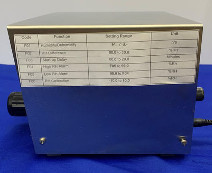 ESSICCATORE DI UMIDITÀ CON CONTROLLO AUTOMATICO DI SPURGO CLEATECH HUMODULE CON MOBILE/SUPPORTO