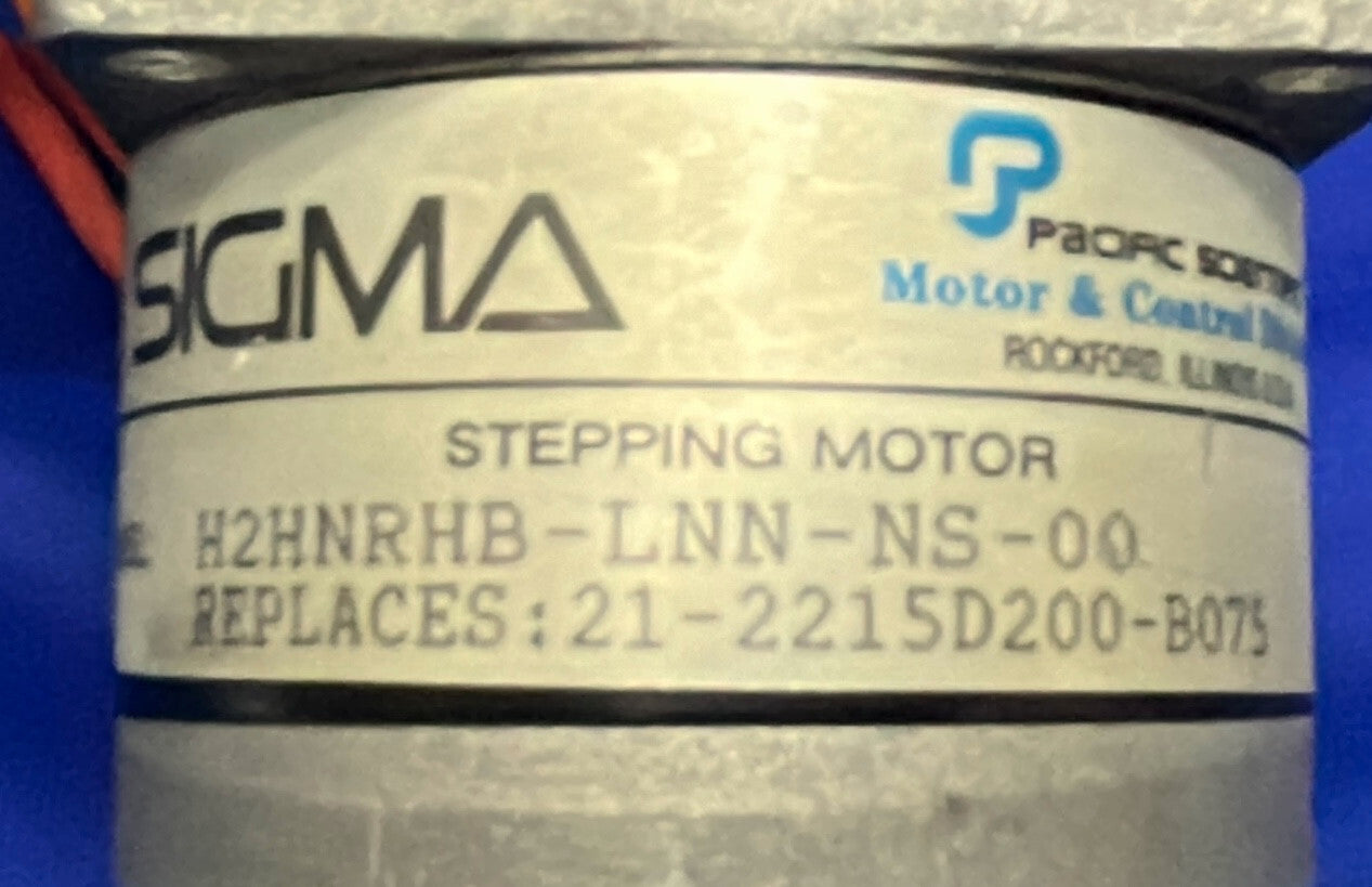 PACIFIC SCIENTIFIC SIGMA 21-2215D200-B075 HZHNRHB-LNN-NS-00 STEPPER MOTOR  QTY 2