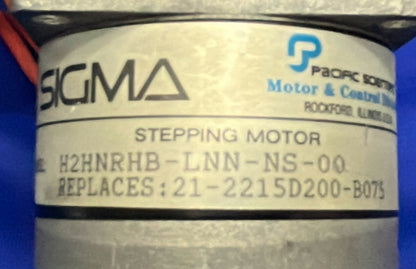 PACIFIC SCIENTIFIC SIGMA 21-2215D200-B075 HZHNRHB-LNN-NS-00 STEPPER MOTOR  QTY 2