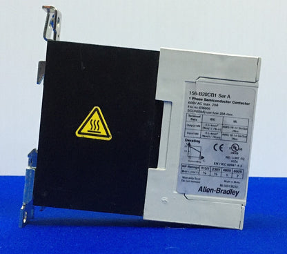 Allen-Bradley AB 156-B20CB1 156B20CB1 SER A 1 PHASE SOLID STATE CONTACTOR