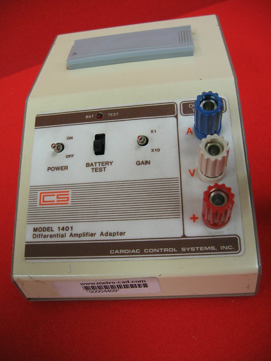 Cardiac Control Systems Inc AMPLIFIER ADAPTER MODEL 1401