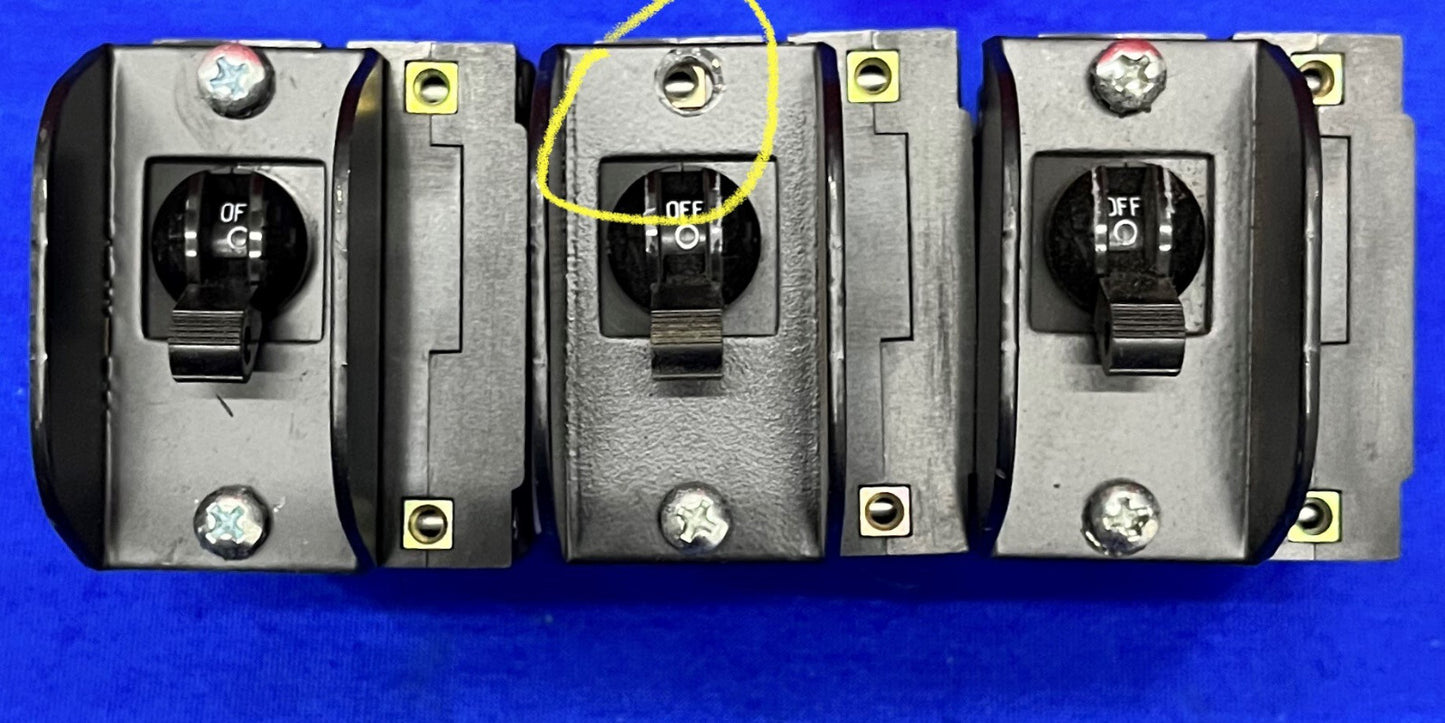 3er-Set Sensata Airpax-Stromschutz IEGF66-29481-2-V