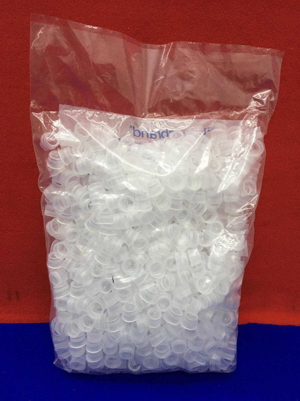 1 CONFEZIONE - CHIUSURE DI SICUREZZA FISHER SCIENTIFIC 14-376-74 BIANCO TAGLIA: 12/13 mm