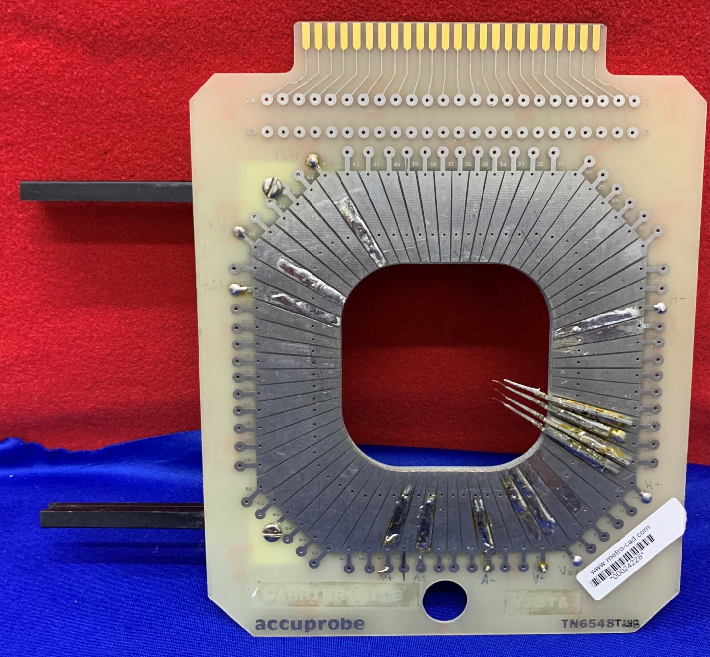 Accuprobe TN6548 6 1/2" Probe Card w/ 44 pin Card Holder SZ65 I/O48 Hole SZ4