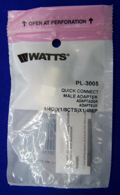 WATTS 1 LOT/QTY 2-PL-3005, QTY 1-PL-3023, QTY 1-PL-3025,QTY 1-PL-101