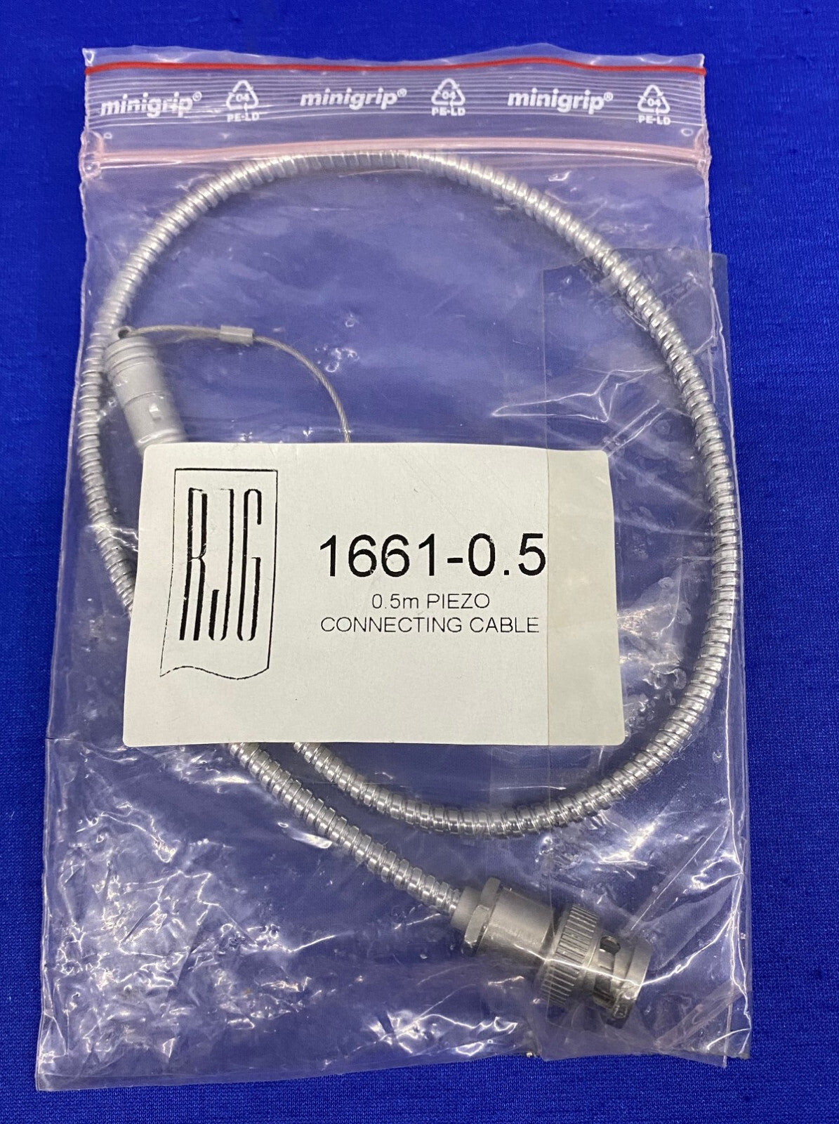 RJG 1661-0.5 0.5m PIEZO CONNECTING CABLE/PIEZOELECTRIC SENSOR CONNECTOR CABLE