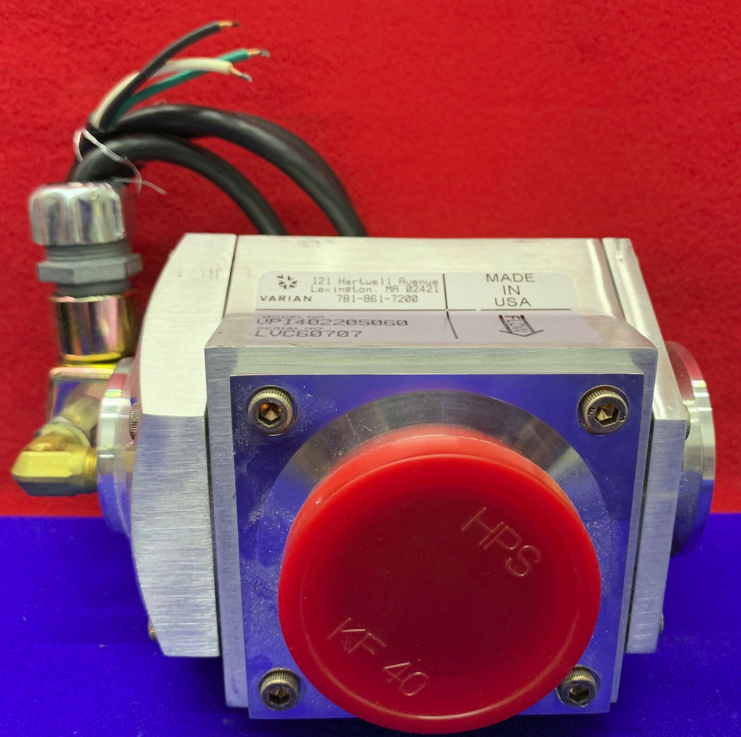 VARIAN  VACUUM ISOLATION PUMP VALVE VPI402205060