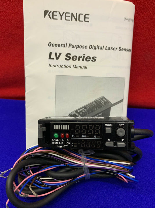 KEYENCE LV-21AP / LV SERIES DIGITAL LASER AMPLIFIER/SENSOR