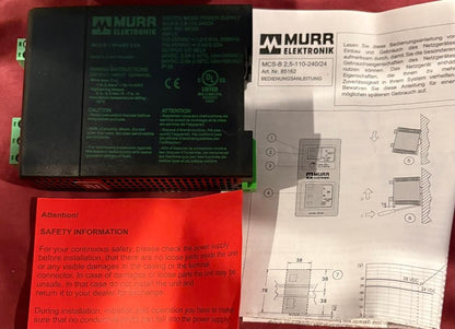 MURR MCS-B-2.5-110-240/24 ART.NO 85162 SWITCH MODE POWER SUPPLY