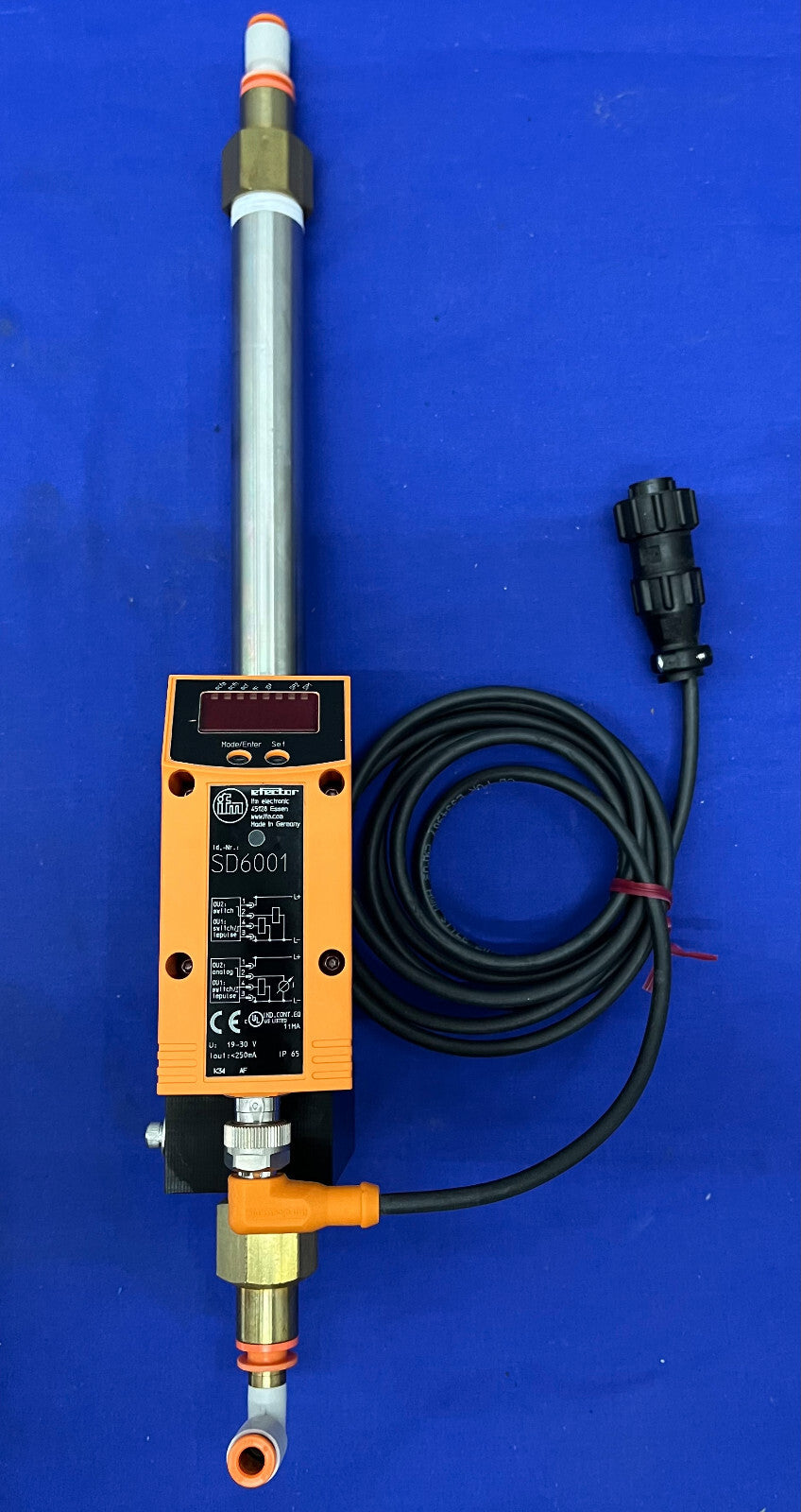EFECTOR IFM SD6001 DRUCKLUFTSENSOR MESSGERÄT 19-30V IP65