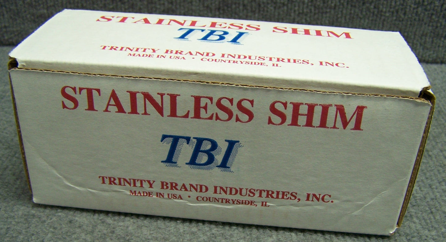 TRINITY BRAND SN-7 EDELSTAHL-UNTERLEGSCHEIBE, 6" BREIT, 50" LÄNGE, 0,007" DICKE