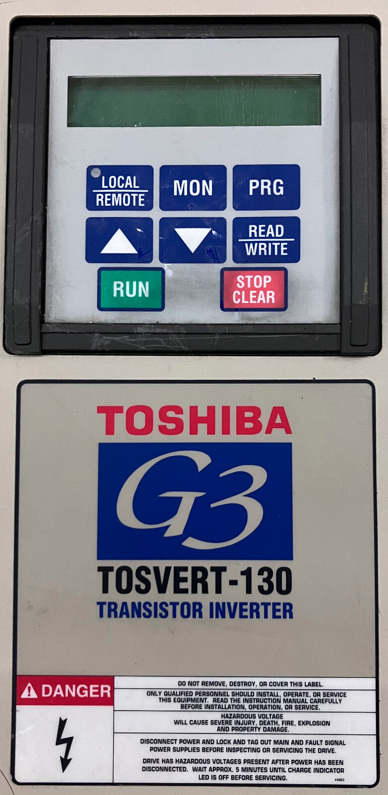 TOSHIBA Frequency Drive  3 phase VT130G3U4220 TOSVERT-130 G3 TRANSISTOR INVERTER