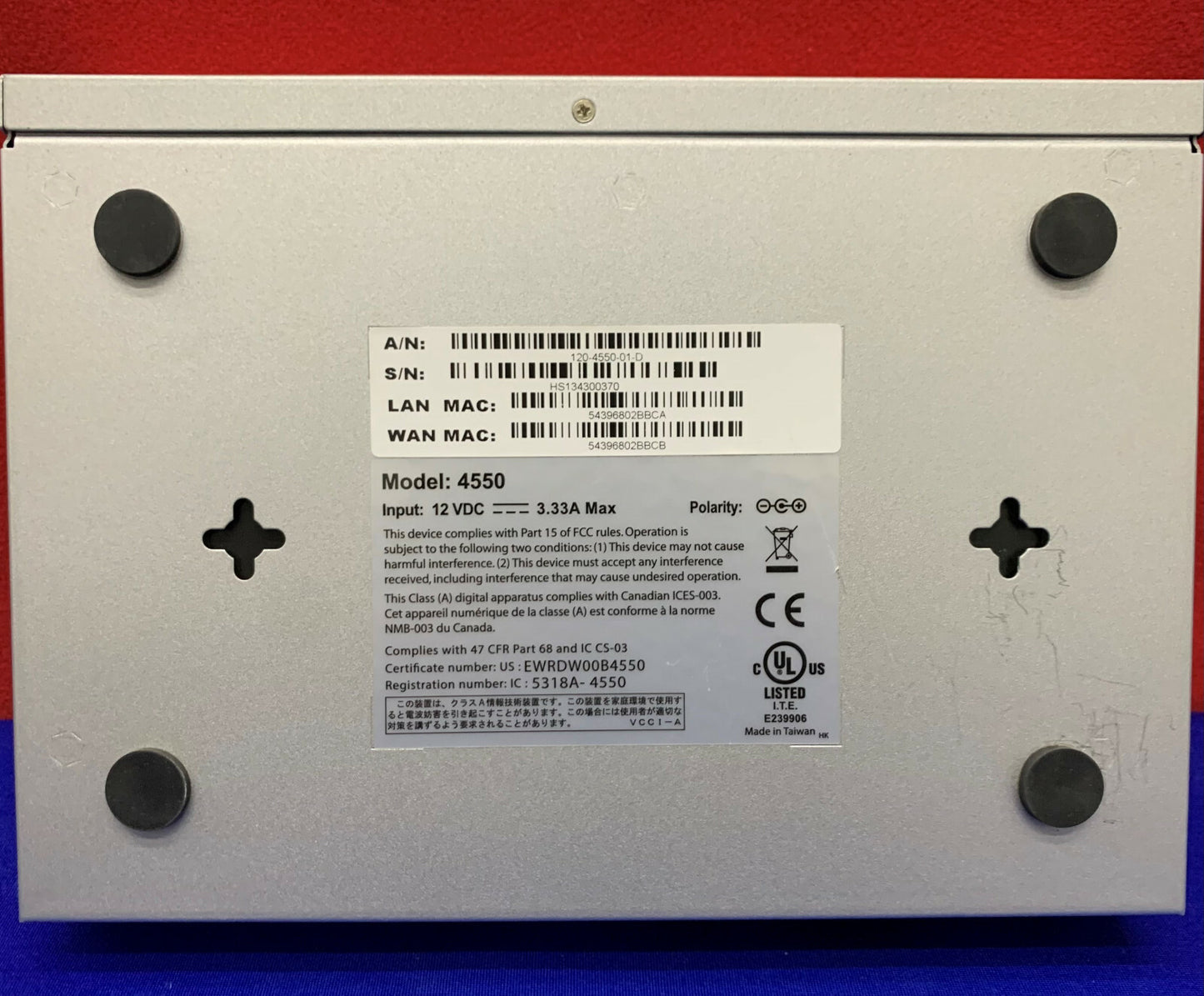 Rete Edgewater Serie 4550 120-4550-01-D