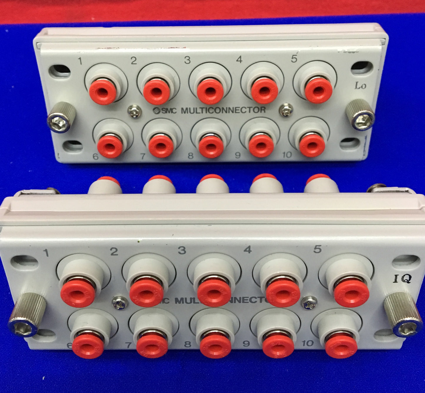 QTY OF 2 - SMC MULTICONNECTORS 10 PORT