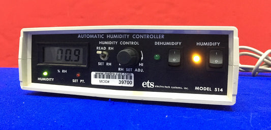 ELECTROTECH SYSTEMS ETS AUTOMATIC HUMIDITY CONTROLLER 514 SN 687