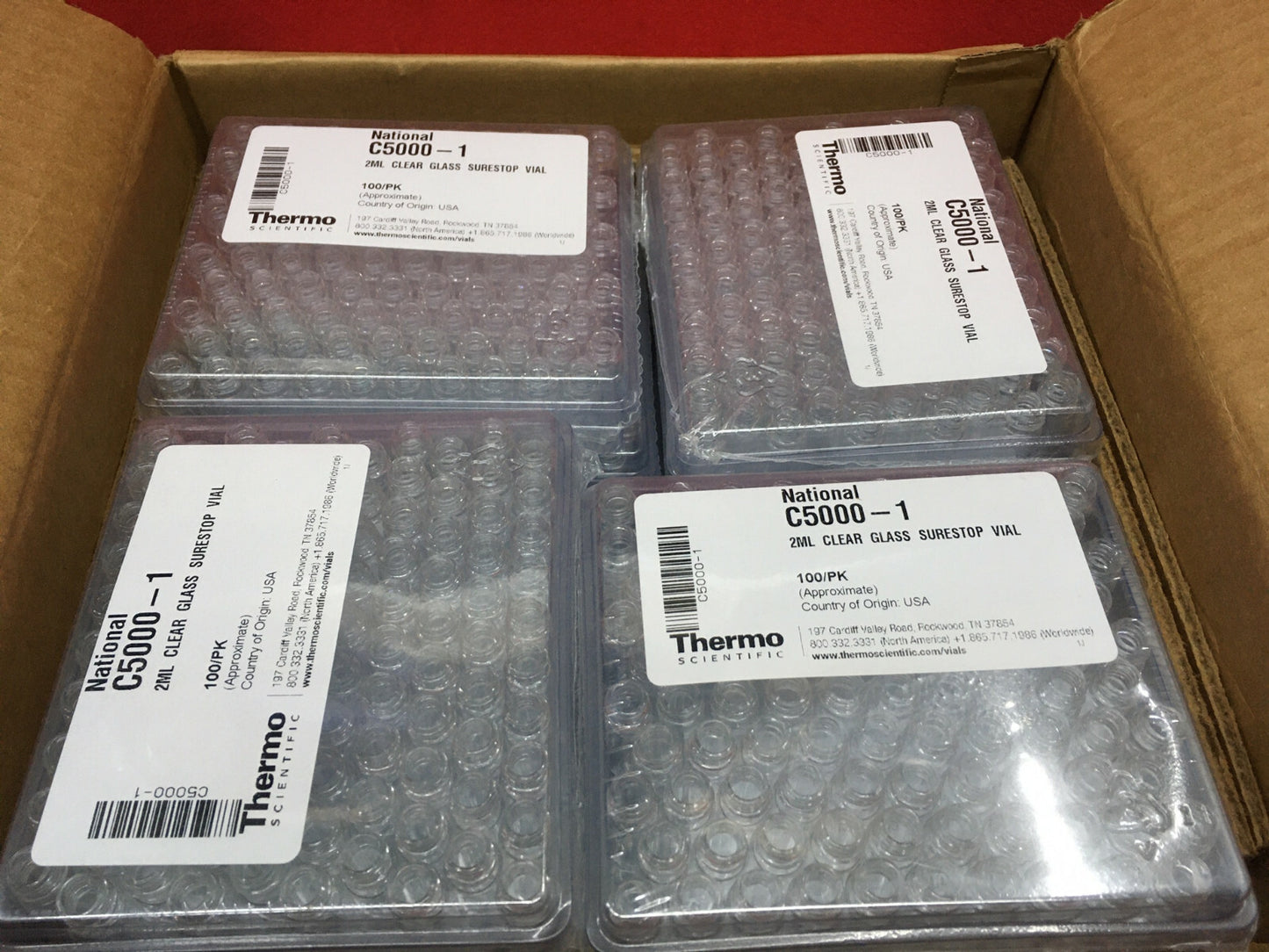 THERMO SCIENTIFIC C5000-1 / Menge 20 Packungen mit 100 Ampullen, insgesamt 2000 Ampullen