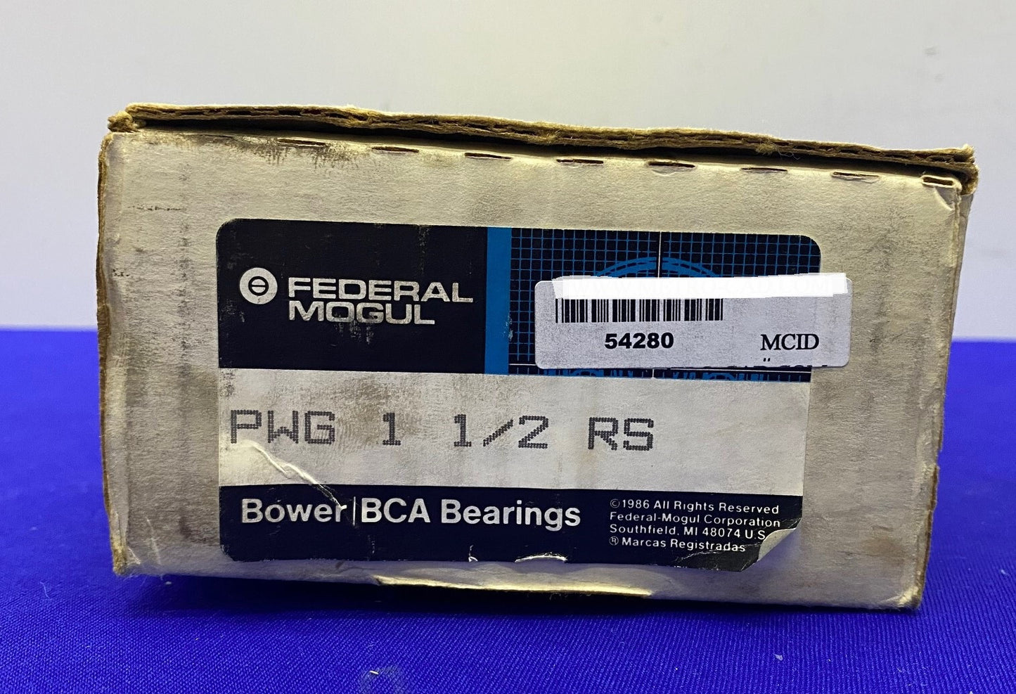 FEDERAL MOGUL BOWER  BCA BEARING PWG-1-1/2-RS / PWG 1 1/2 RS