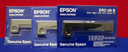 EPSON ERC-09 B BLACK RIBBON CARTRIDGE,NEW IN ORIGINAL PACKAGE