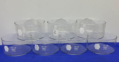 KIMAX®  KIMBLE 170x90mm CRYSTALLIZING DISH 23000 - 1 LOT QTY 7