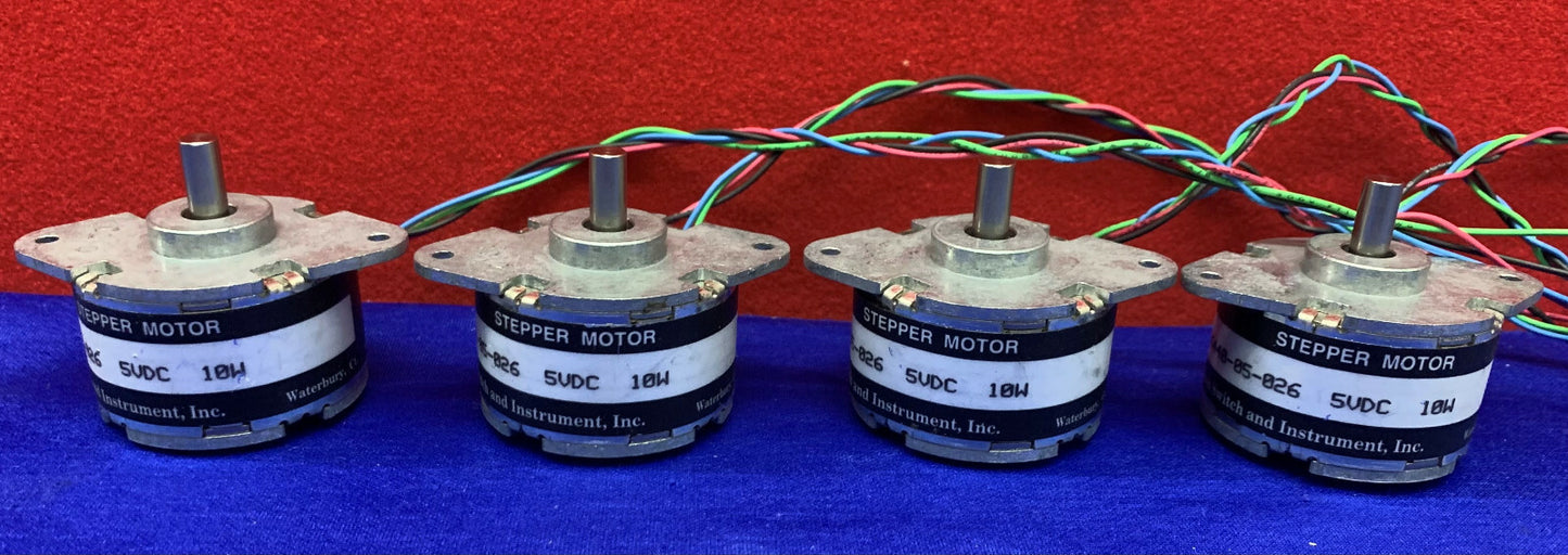 Lot of 4 - Haydon 46000 Series 46440-05 46MM Rotary Stepper Motor 5VDC