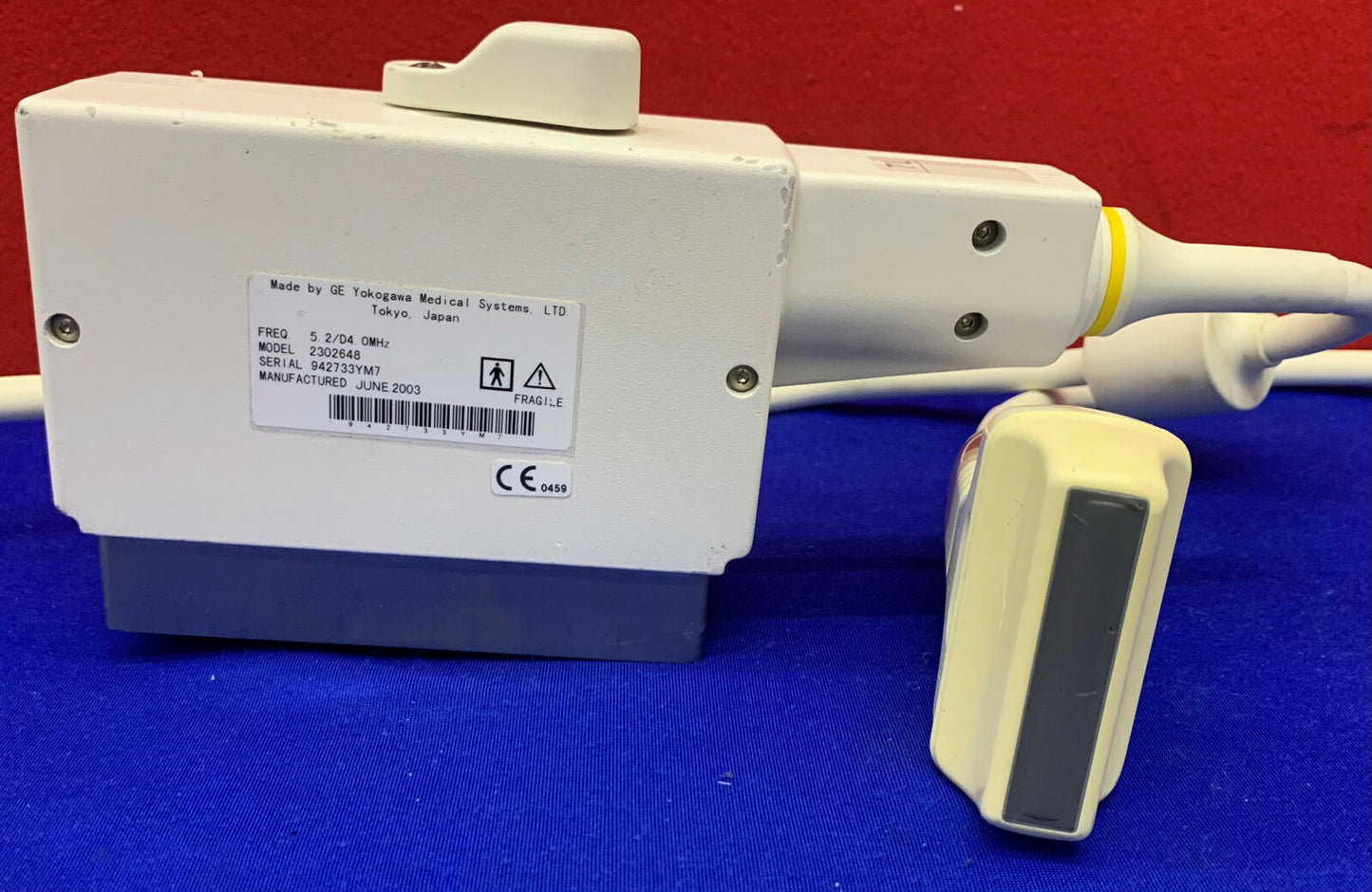 GE 7L (P/N 2302648) Linear Array Ultrasound Transducer Probe