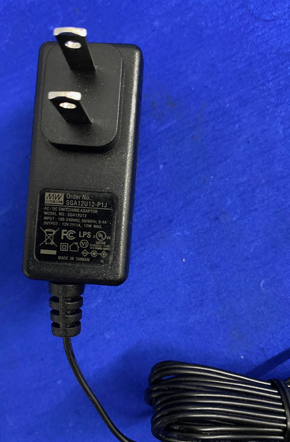 MW MEANWELL MEAN WELL SGA12U12-P1J AC/DC WALL MOUNT ADAPTER 12V 12W
