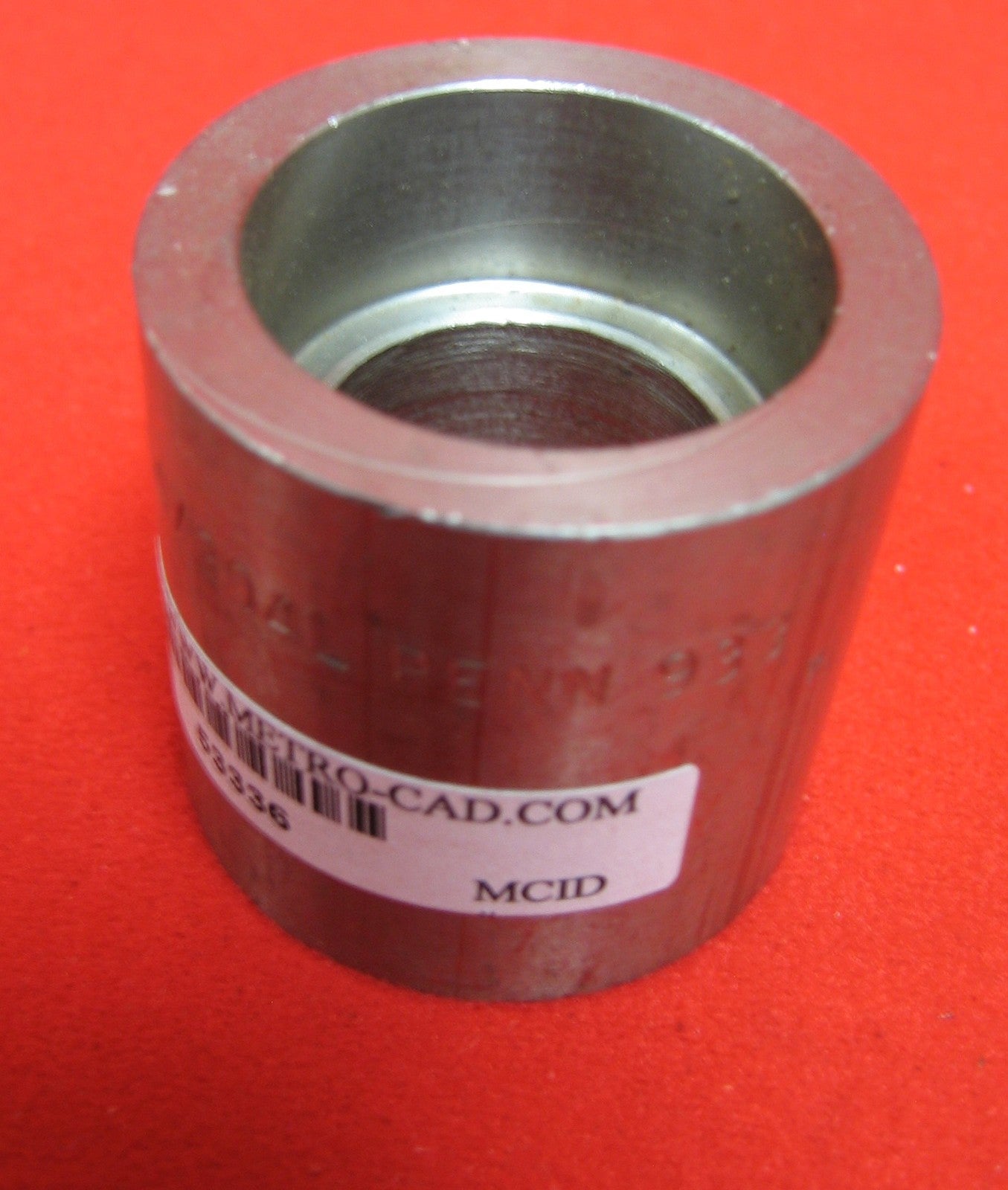 PENN GESCHMIEDETER 1" SS REDUZIERSTÜCK SCHWEISSTEIL 1 3/4" X 1 3/4" AD 1" BOHRUNG, 1 3000 304 SS